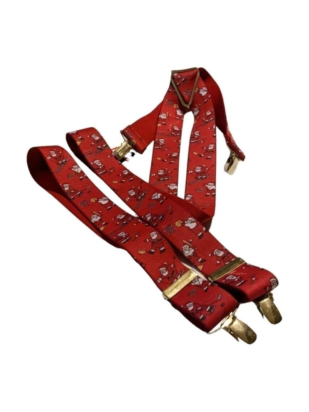 Santa Sports Christmas Suspenders
